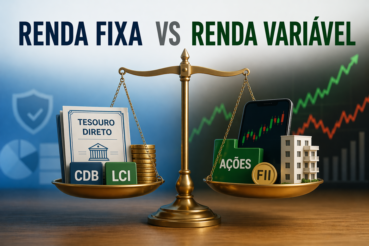 Diferença entre Renda Fixa e Renda Variável